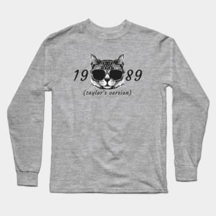 Taylor's cat Version 1989 Long Sleeve T-Shirt